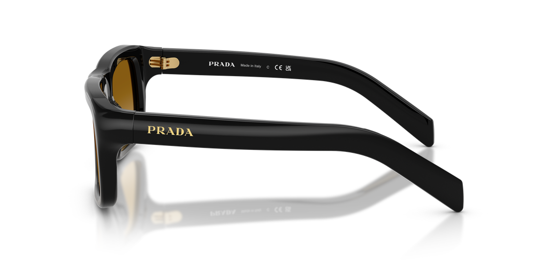 Occhiali da sole prada pr d11s 16k10x negro rectangular masculino taglia 54mm - Vista dettagliata