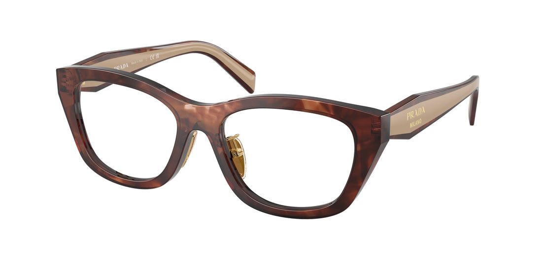 Gafas graduadas prada pr d11vd 00k1o1 marron irregular femenino talla 53mm - Vista principal