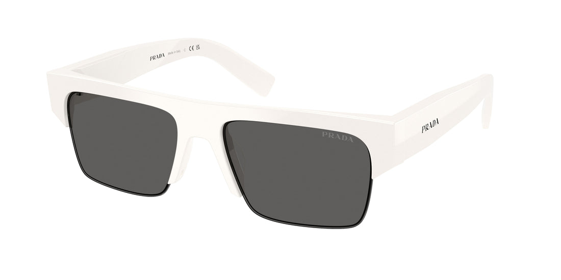 Sonnenbrillen prada pr d12su 46120z blanco rectangular masculino größe 55mm - Hauptansicht