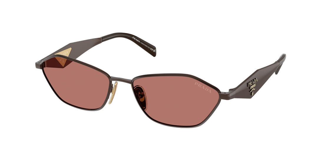 Occhiali da sole prada pr d50s 22j80w marron irregular femenino taglia 57mm - Vista principale