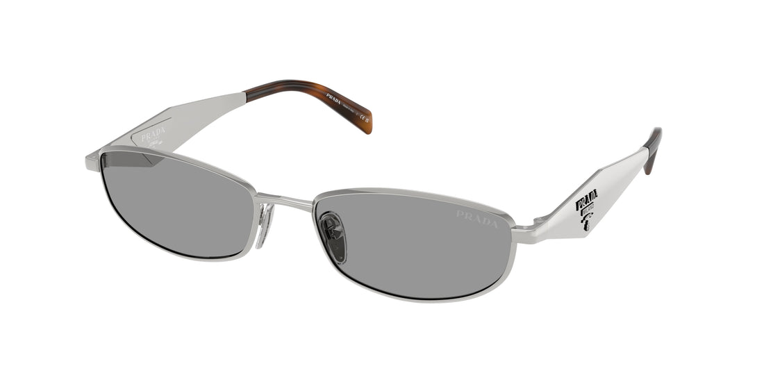 Sunglasses prada pr d51s 1bc50q plateado oval femenino size 55mm - Main view