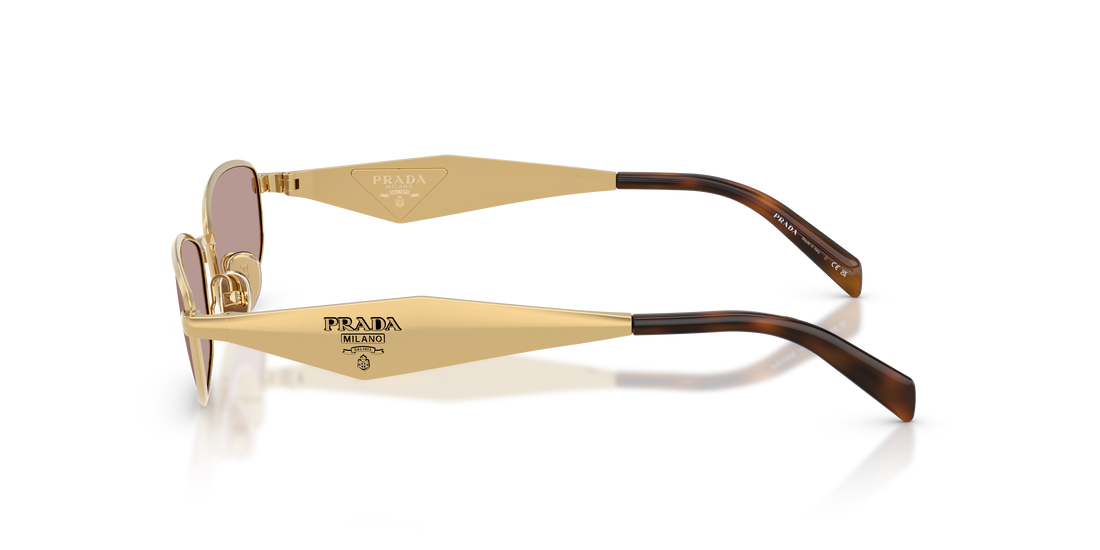 Sunglasses prada pr d51s 5ak20i dorado oval femenino size 55mm - Detailed view
