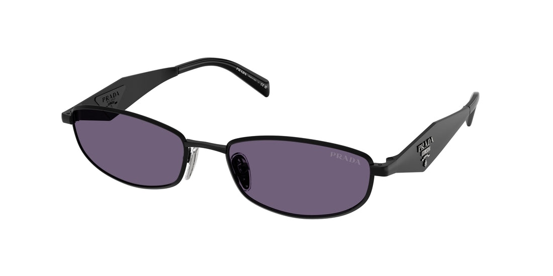 Sunglasses prada pr d51s 7ab70w negro oval femenino size 55mm - Main view