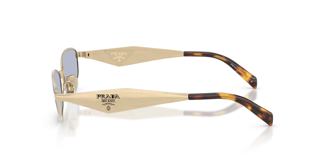 Sunglasses prada pr d51s zvn30x dorado oval femenino size 55mm - Detailed view
