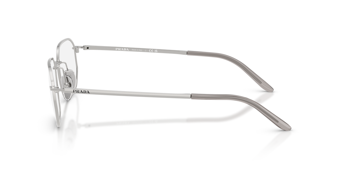 Gafas graduadas prada pr d51v 1bc1o1 plateado irregular masculino talla 54mm - Vista de detalle