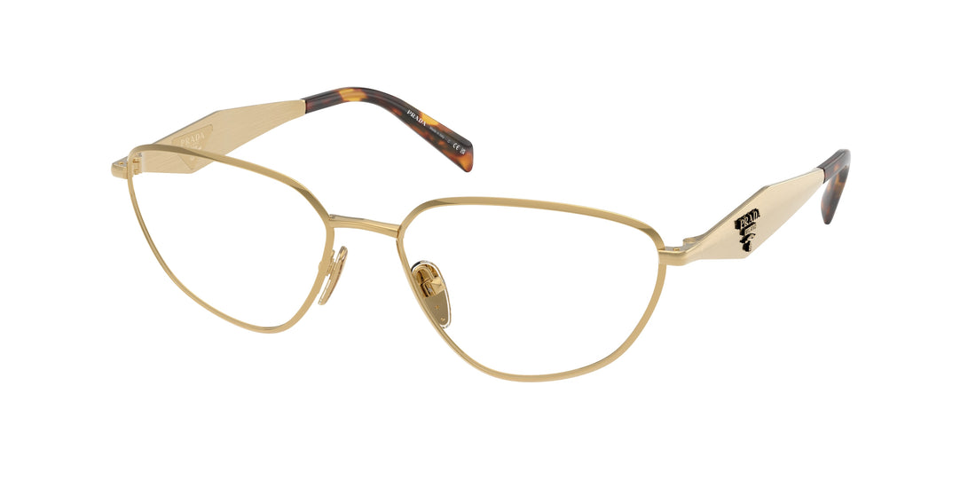 Gafas graduadas prada pr d52v 24j1o1 dorado irregular femenino talla 54mm - Vista principal