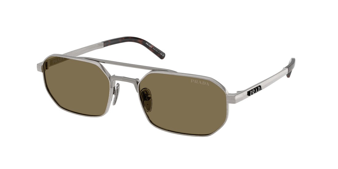 Occhiali da sole prada pr d53s 23j90f gris irregular masculino taglia 55mm - Vista principale