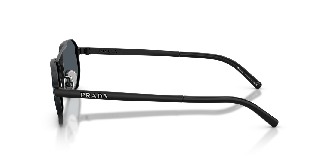 Sunglasses prada pr d53s 7ab70b negro irregular masculino size 55mm - Detailed view