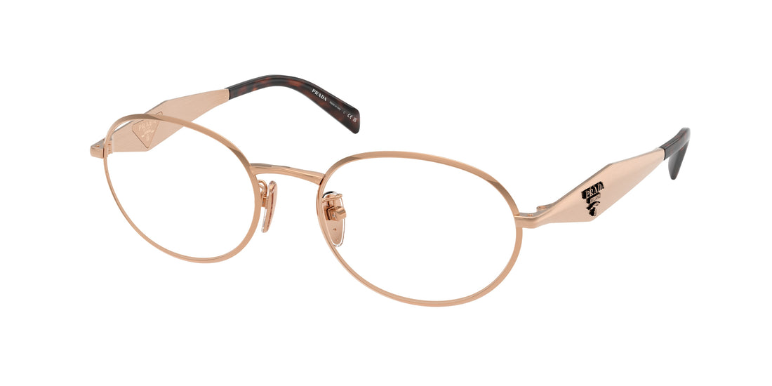 Lunettes de vue prada pr d53vd 22l1o1 dorado oval femenino taille 54mm - Vue principale