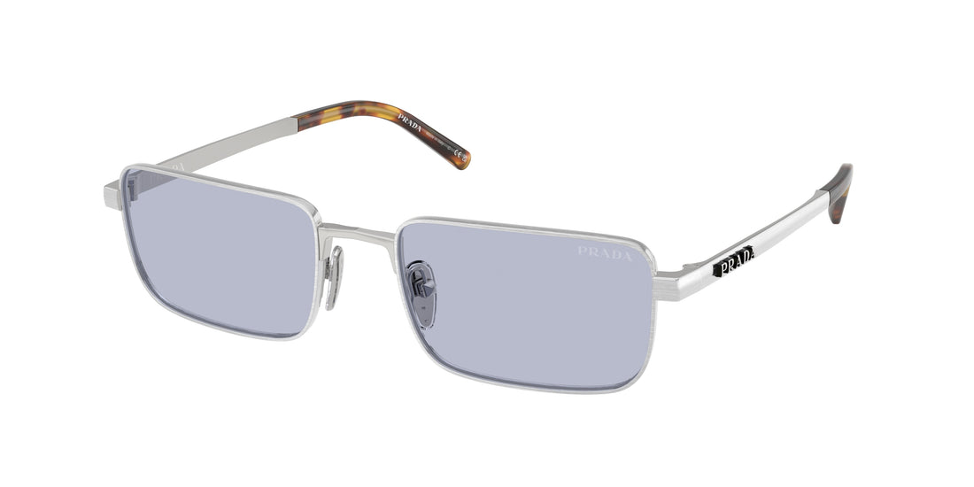 Sonnenbrillen prada pr d54s 04k30x plateado rectangular masculino größe 55mm - Hauptansicht