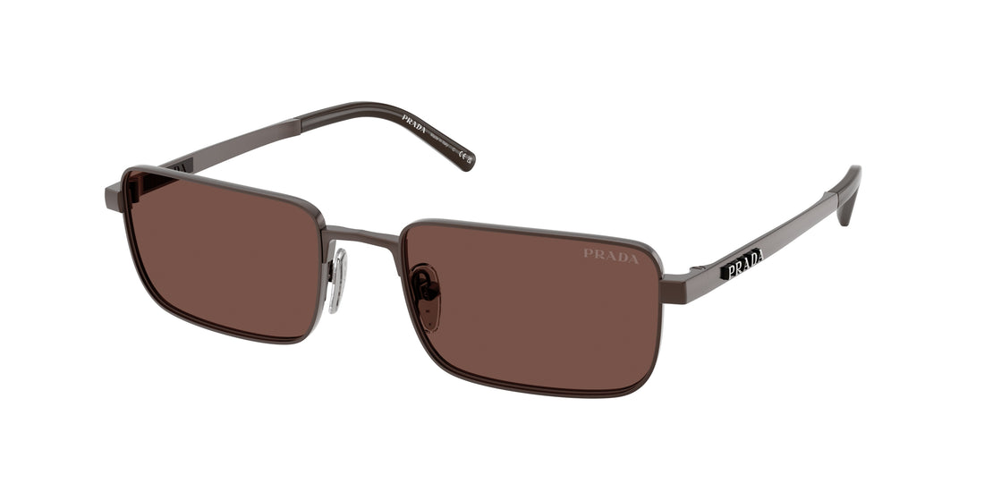 Sonnenbrillen prada pr d54s 22j80t marron rectangular masculino größe 55mm - Hauptansicht