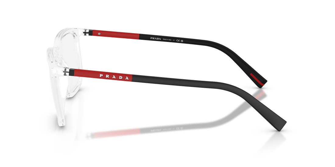 Brillen prada linea rossa ps 01sv 2az1o1 transparente pillow masculino größe 54mm - Detailansicht