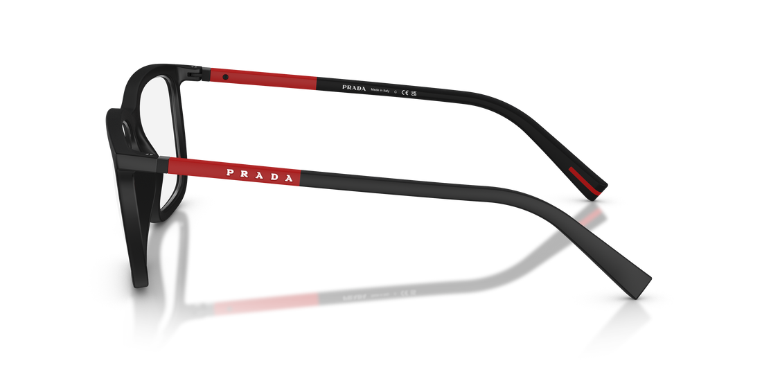 Brillen prada linea rossa ps 01sv dg01o1 negro pillow masculino größe 56mm - Detailansicht