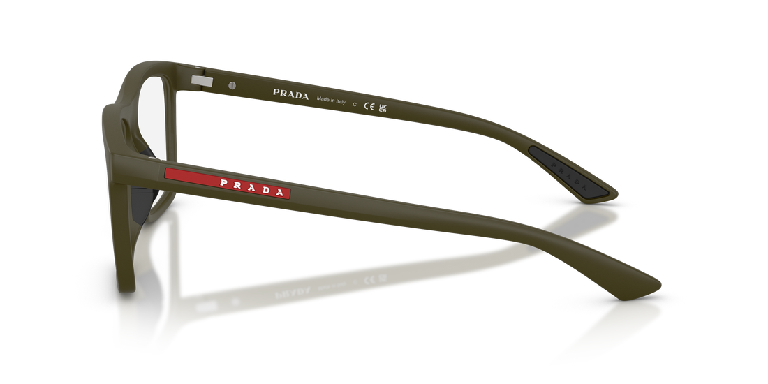 Brillen prada linea rossa ps 01tv 15x1o1 verde pillow masculino größe 56mm - Detailansicht