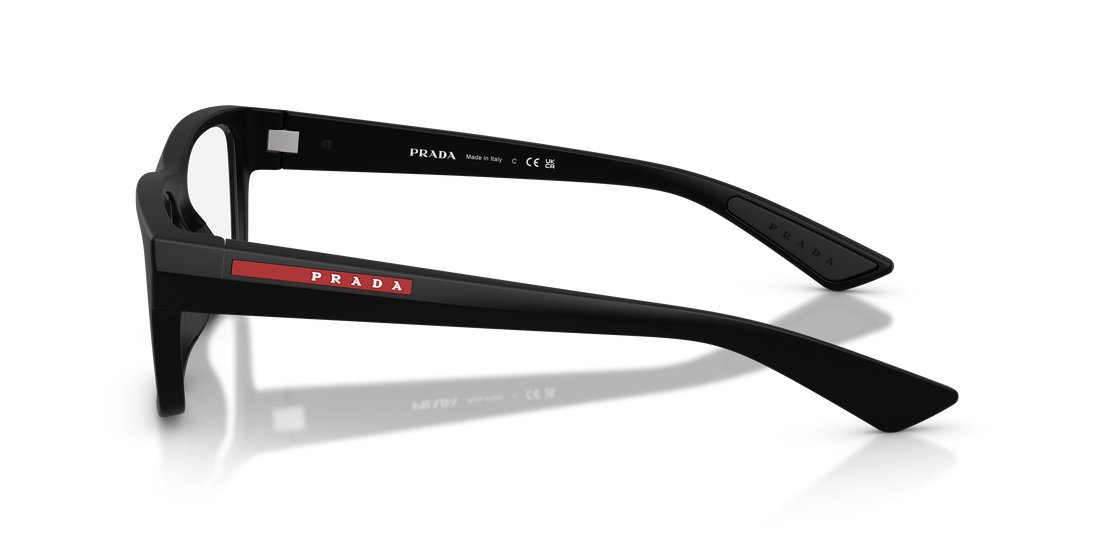 Brillen prada linea rossa ps 02tv 1bo1o1 negro pillow masculino größe 56mm - Detailansicht