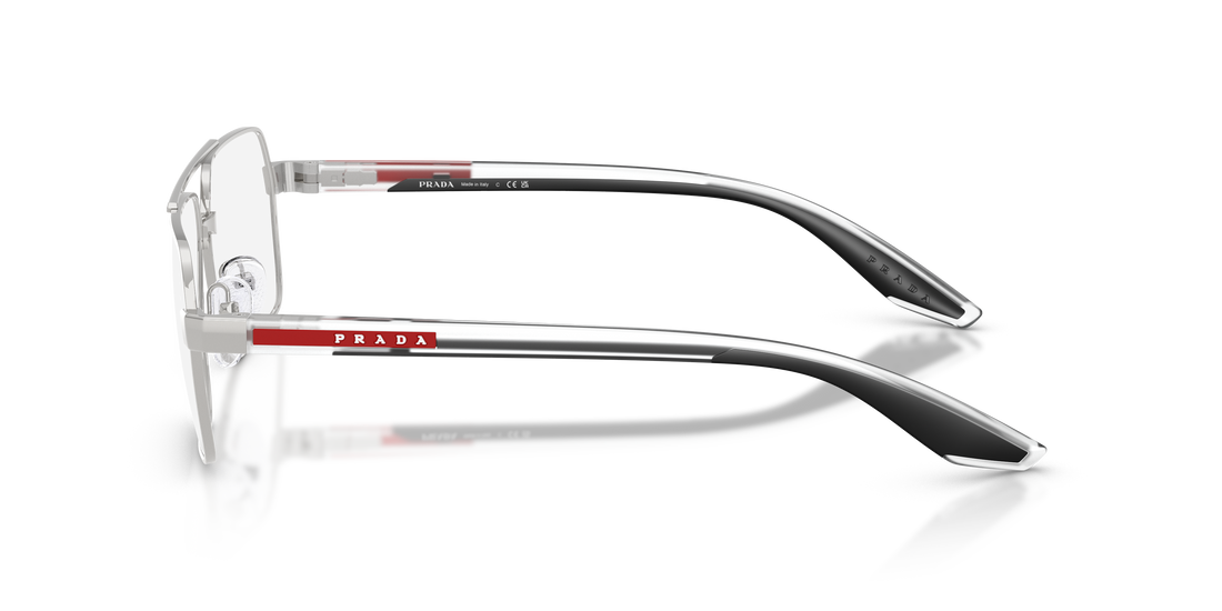 Brillen prada linea rossa ps 51tv 1bc1o1 plateado rectangular masculino größe 59mm - Detailansicht