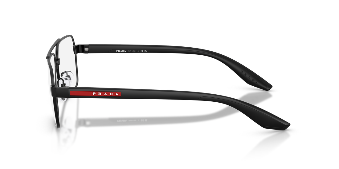 Brillen prada linea rossa ps 51tv 1bo1o1 negro rectangular masculino größe 57mm - Detailansicht