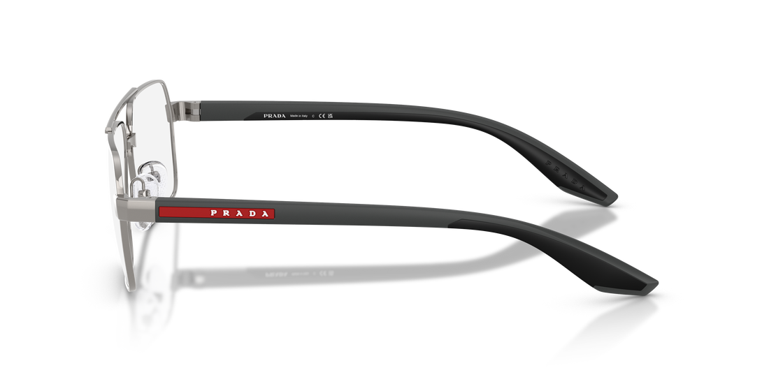 Brillen prada linea rossa ps 51tv 5av1o1 gris rectangular masculino größe 57mm - Detailansicht