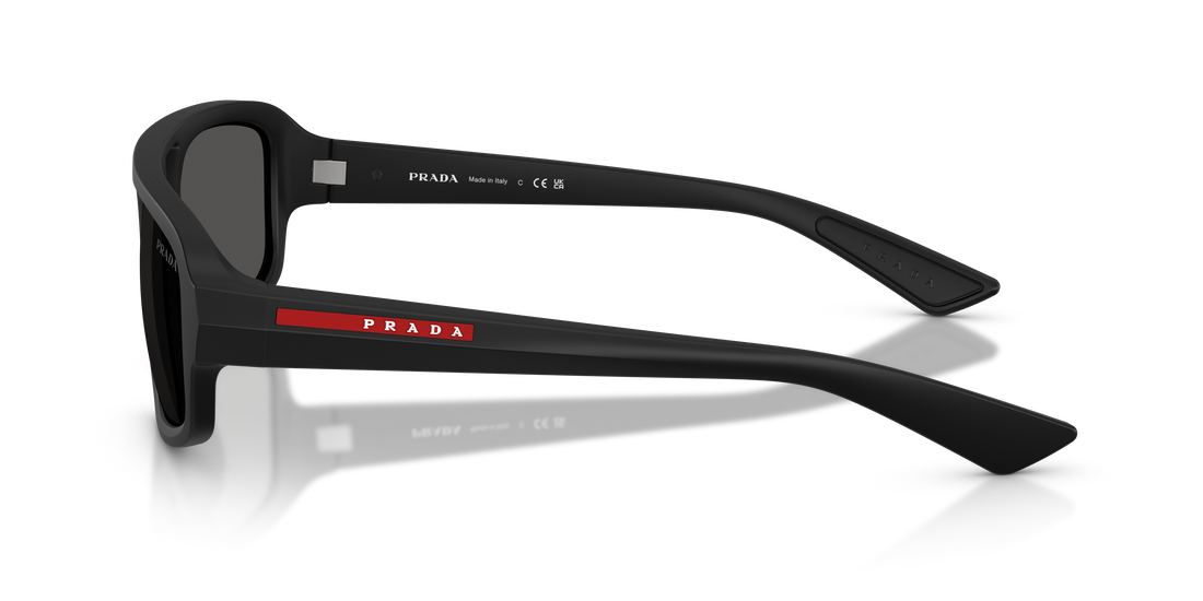 Sonnenbrillen prada linea rossa ps b11su 1bo08z negro irregular masculino größe 57mm - Detailansicht