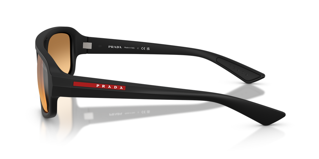 Sonnenbrillen prada linea rossa ps b11su 1bo40z negro irregular masculino größe 57mm - Detailansicht