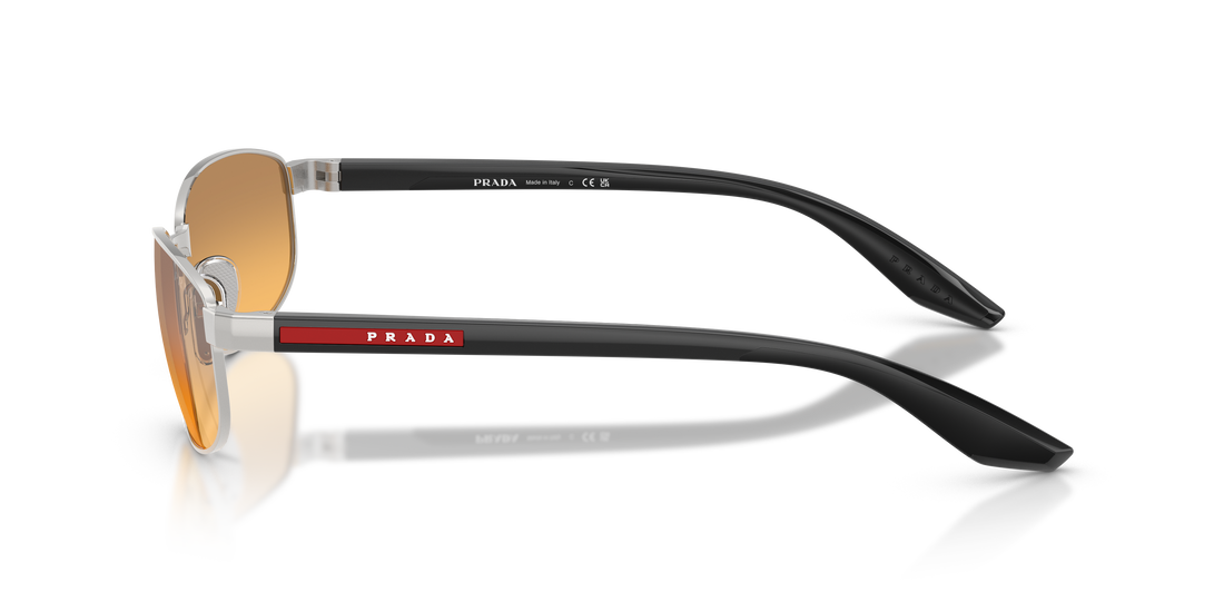 Sonnenbrillen prada linea rossa ps b53s 1bc40z plateado oval masculino größe 58mm - Detailansicht