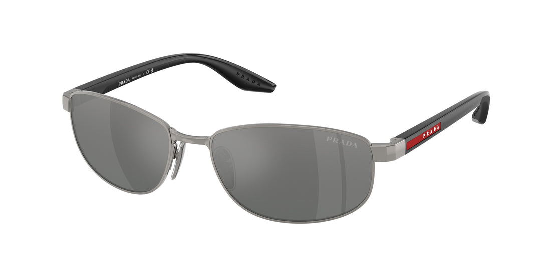 Sonnenbrillen prada linea rossa ps b53s 5av41a gris oval masculino größe 58mm - Hauptansicht