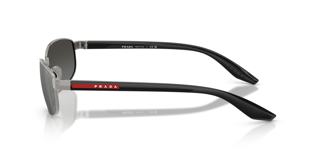 Sonnenbrillen prada linea rossa ps b53s 5av41a gris oval masculino größe 58mm - Detailansicht