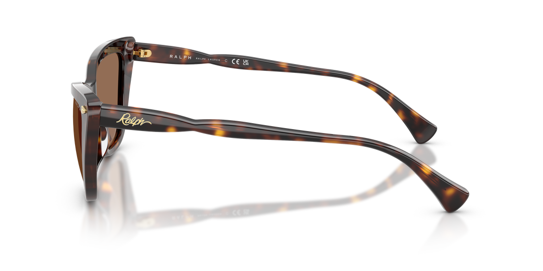 Occhiali da sole ralph ra5346u 500373 havana cat eye femenino taglia 57mm - Vista dettagliata
