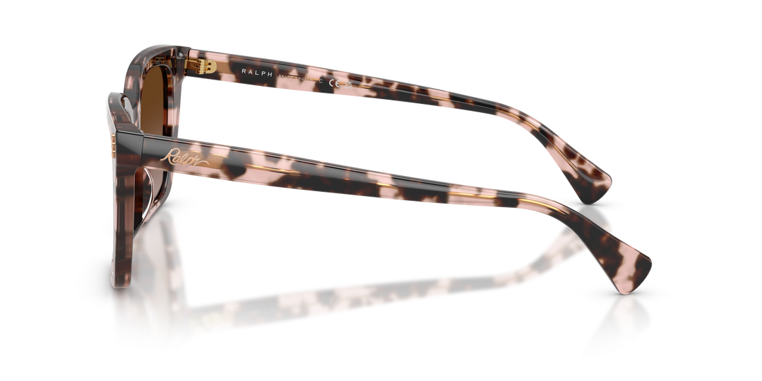 Sunglasses ralph ra5349u 605813 havana square femenino size 53mm - Detailed view