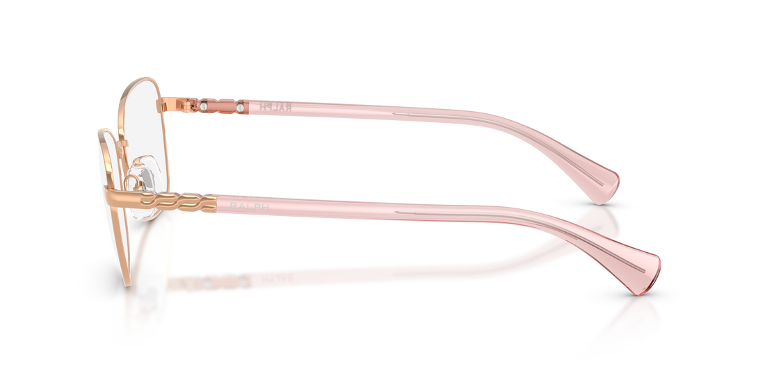 Óculos graduados ralph ra6062 9427 oro square femenino tamanho 55mm - Vista de detalhe