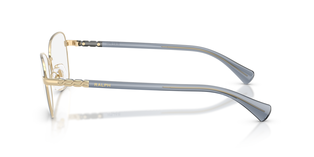 Óculos graduados ralph ra6062 9480 azul square femenino tamanho 55mm - Vista de detalhe