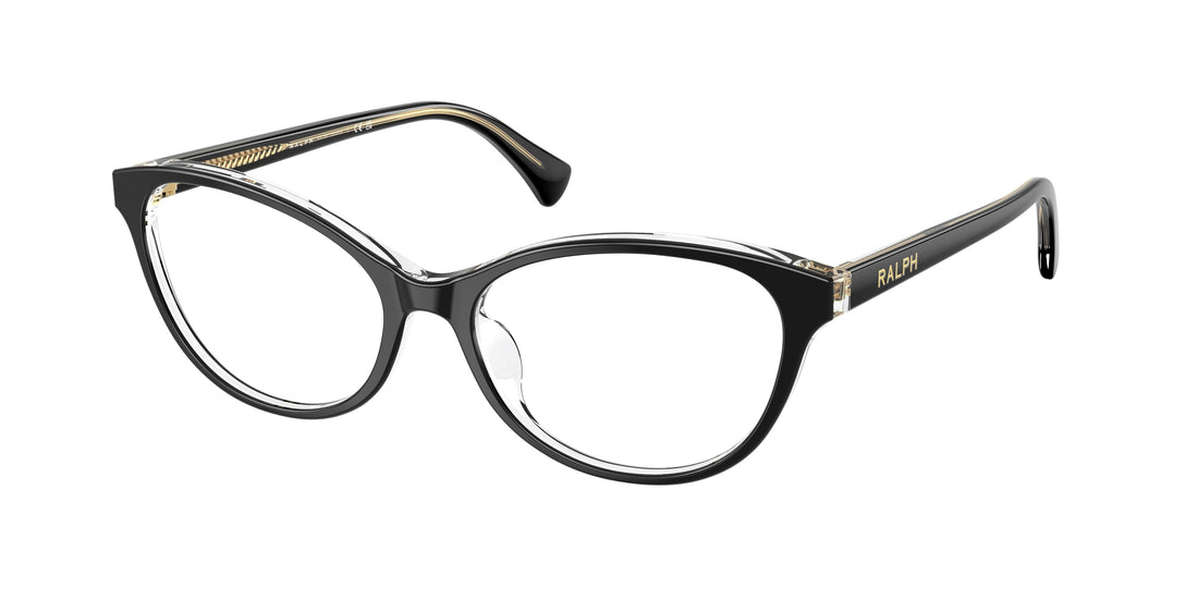 Gafas graduadas ralph ra7186u 6297 negro oval femenino talla 53mm - Vista principal