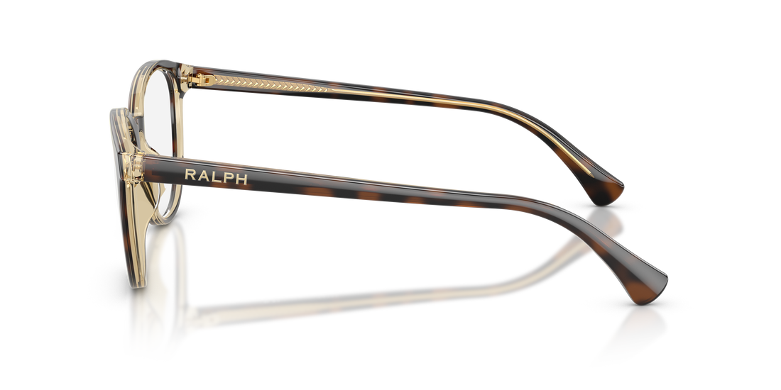 Occhiali da vista ralph ra7188u 6294 marron round femenino taglia 52mm - Vista dettagliata