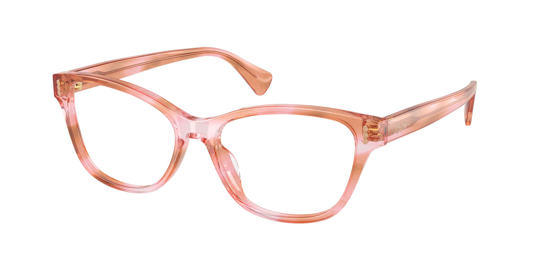 Prescription glasses ralph ra7195u 6341 rosa rectangular femenino size 52mm - Main view