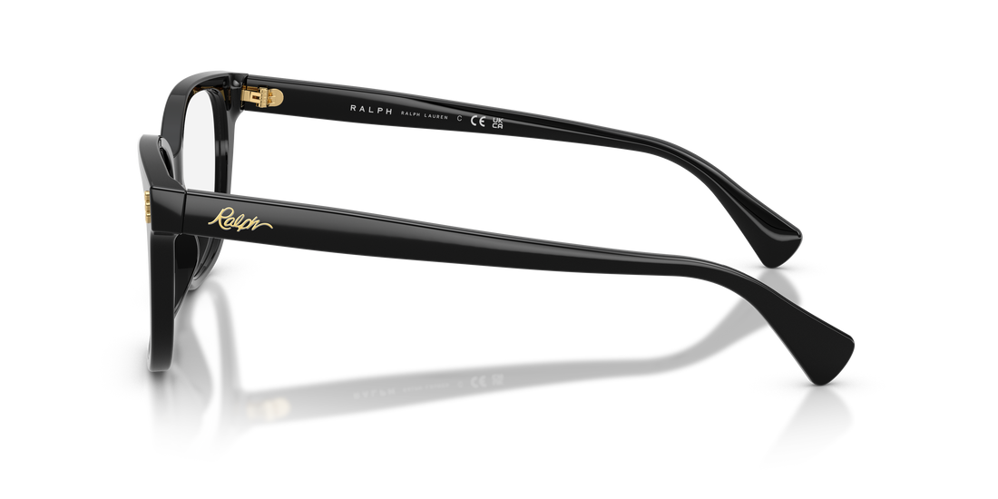 Gafas graduadas ralph ra7196u 5001 negro square femenino talla 54mm - Vista de detalle