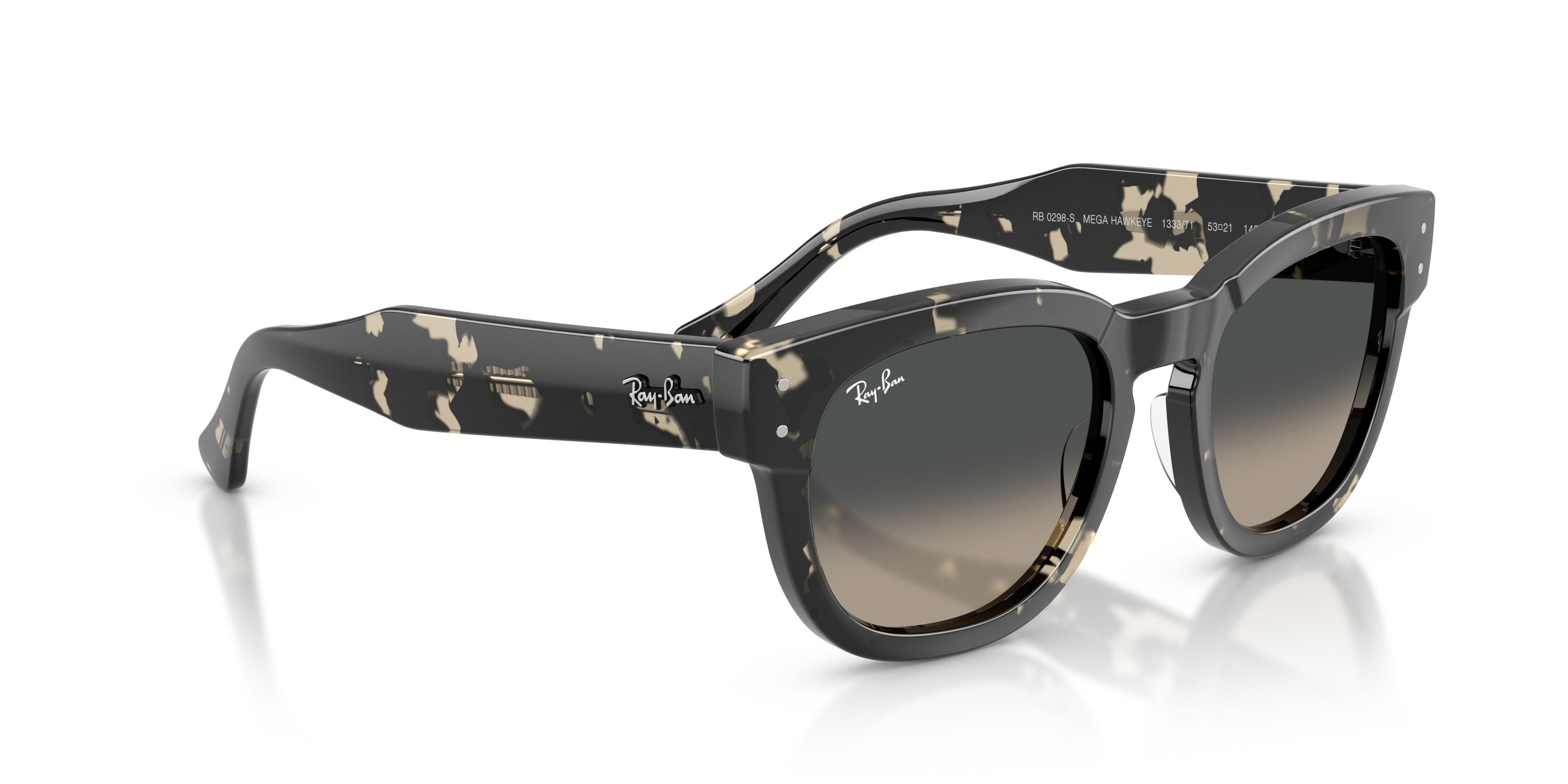 RAY-BAN RB0298S MEGA HAWKEYE 133371 53