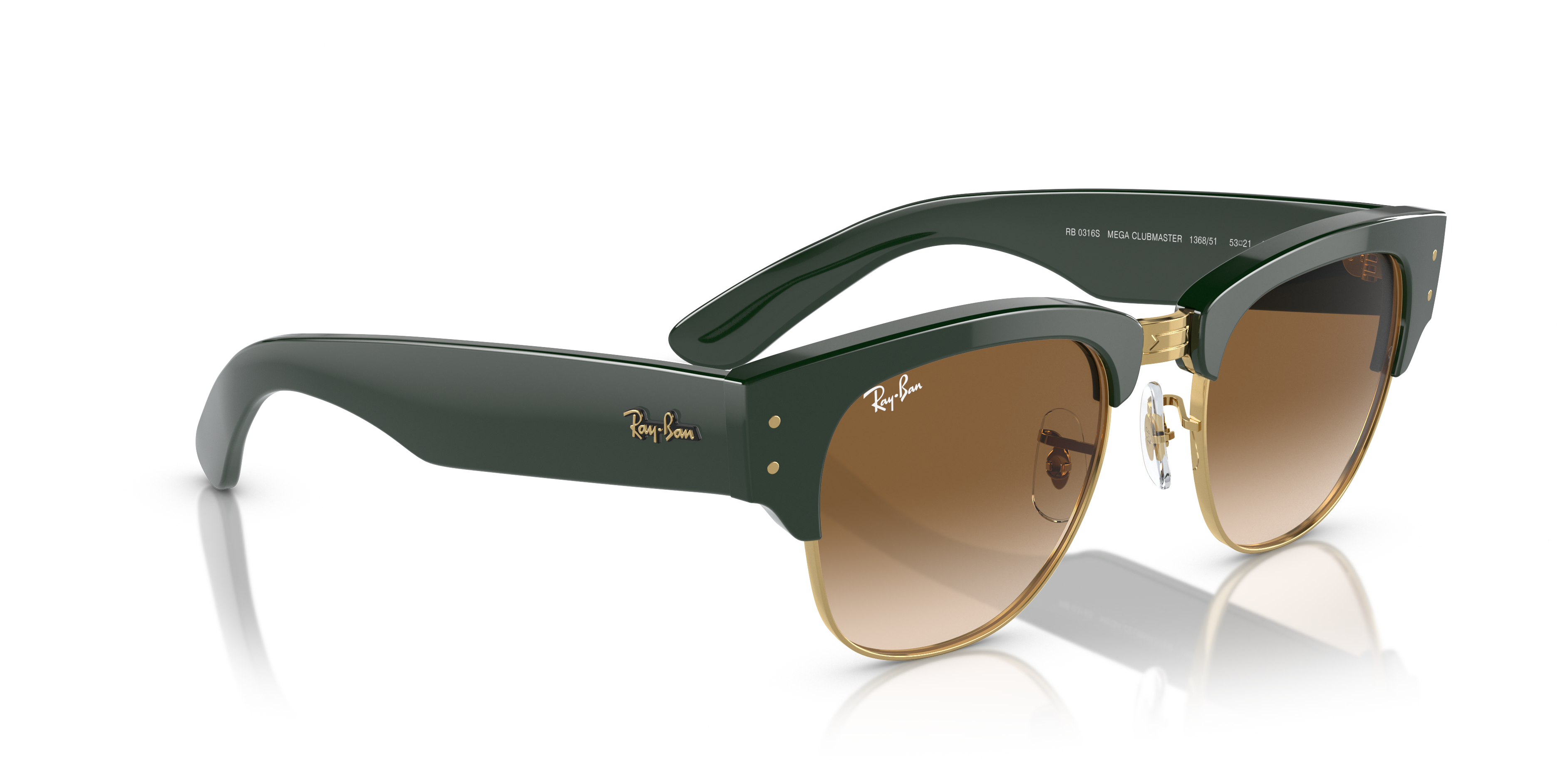 RAY-BAN RB0316S MEGA CLUBMASTER 136851 50