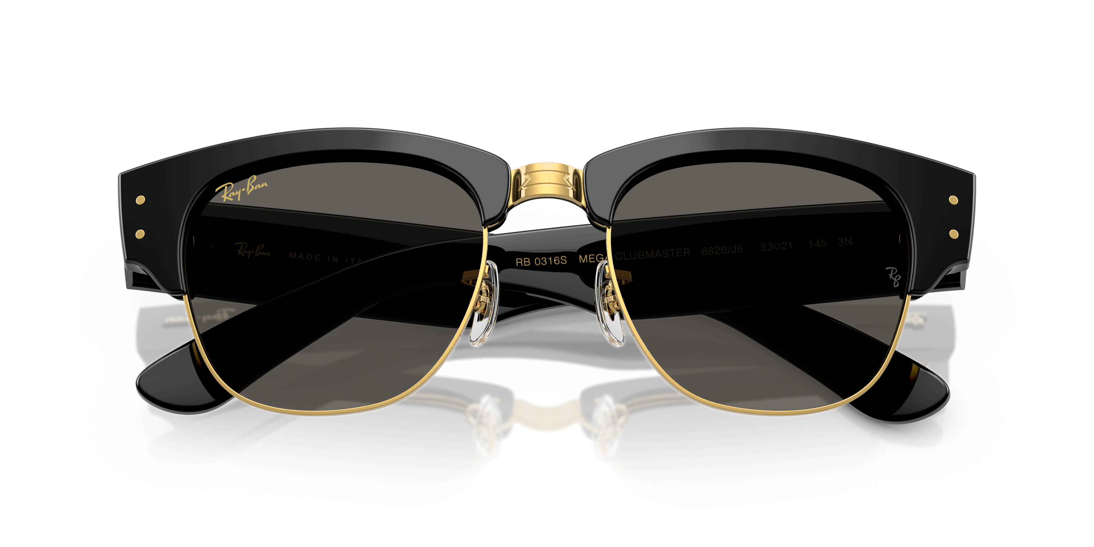 RAY-BAN RB0316S MEGA CLUBMASTER 6826J5 53