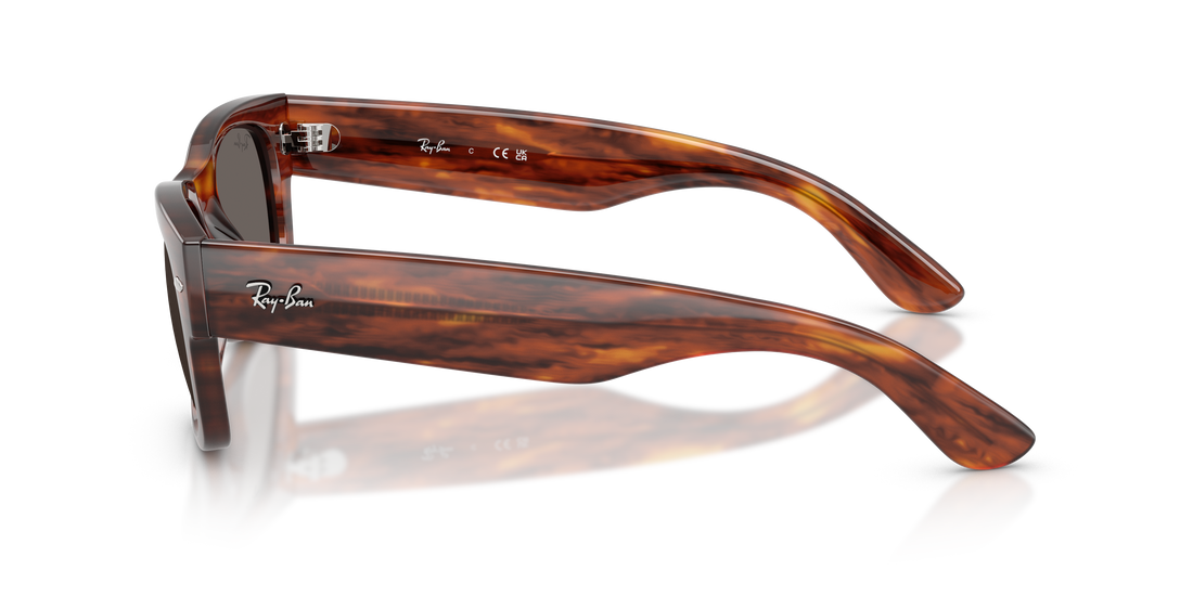 Sonnenbrillen ray-ban rb0832s mega wayfarer ii 954/b1 marron square unisex größe 52mm - Detailansicht