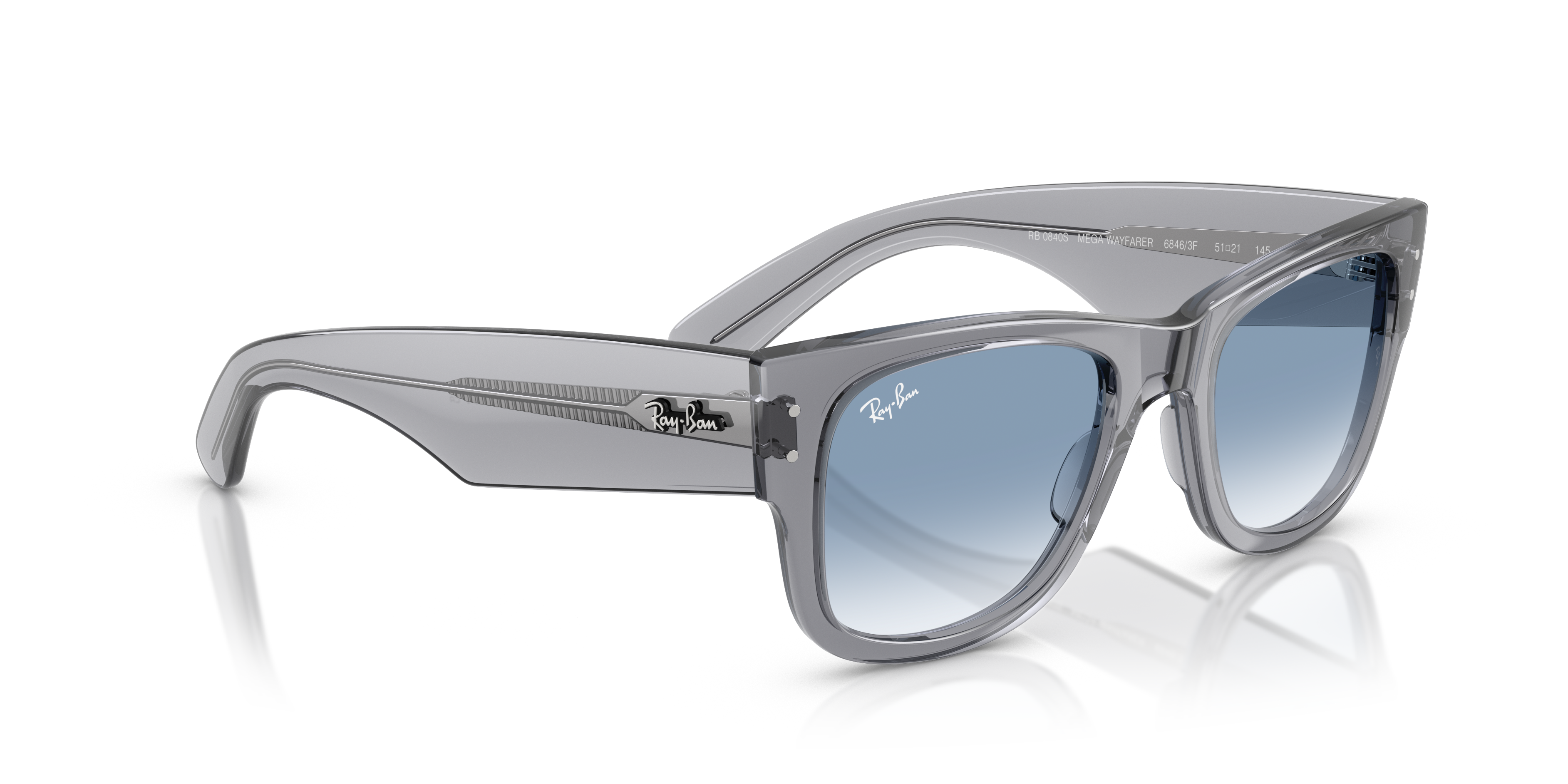 RAY-BAN RB0840S MEGA WAYFARER 68463F 51
