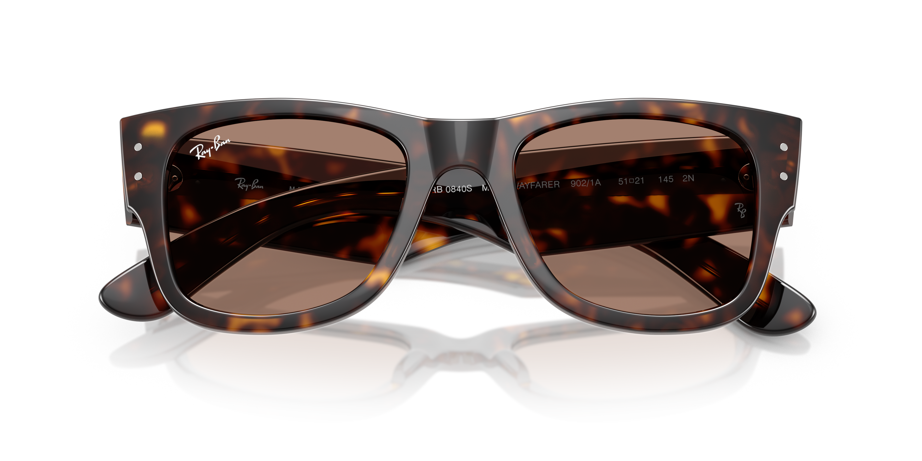 RAY-BAN RB0840S MEGA WAYFARER 902/1A 51