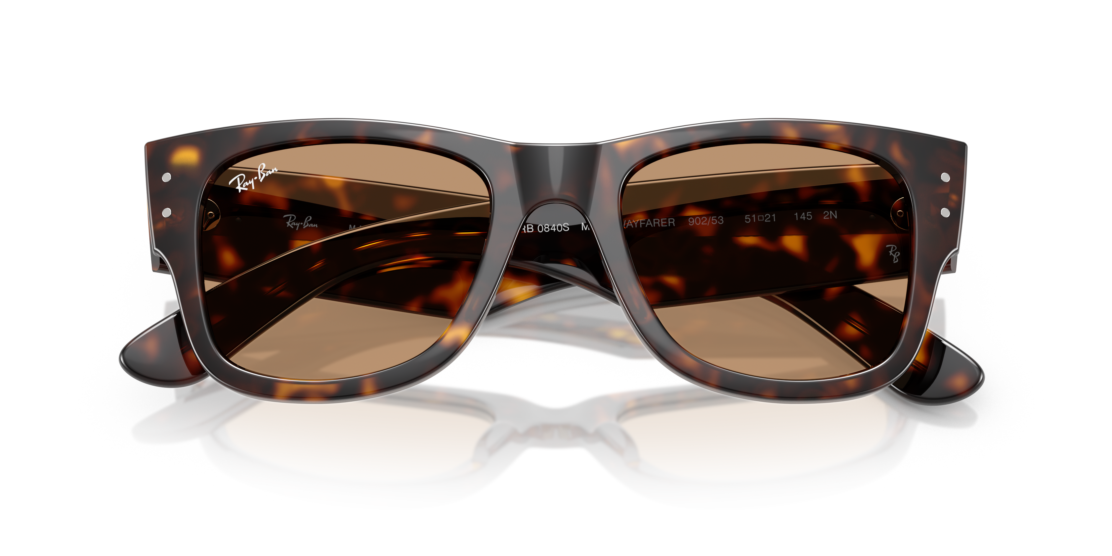 RAY-BAN RB0840S MEGA WAYFARER 902/53 51