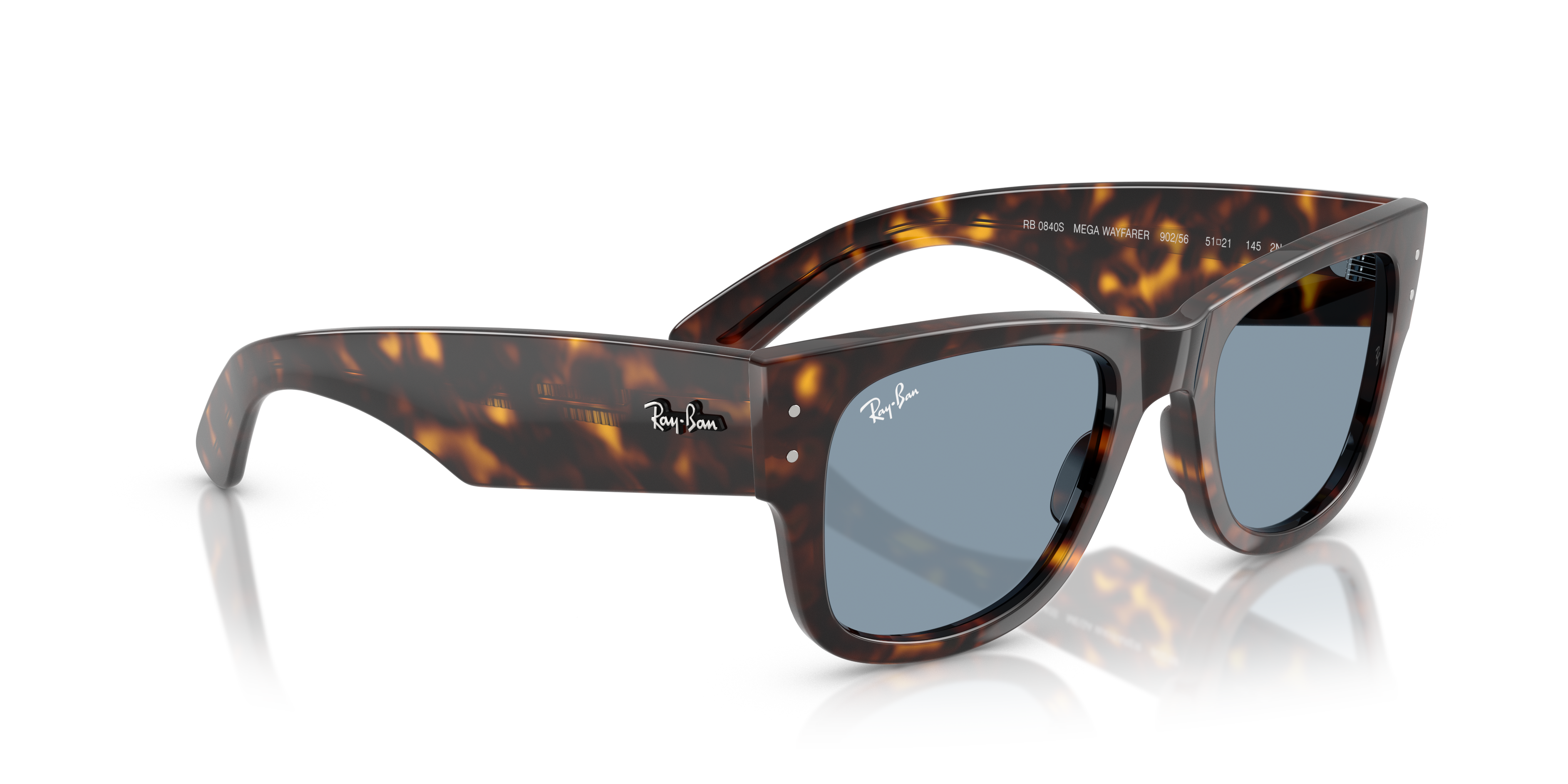 RAY-BAN RB0840S MEGA WAYFARER 902/56 51