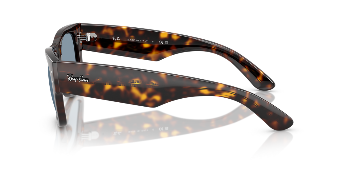 Sunglasses ray-ban rb0840s mega wayfarer 902/56 havana square unisex size 51mm - Detailed view