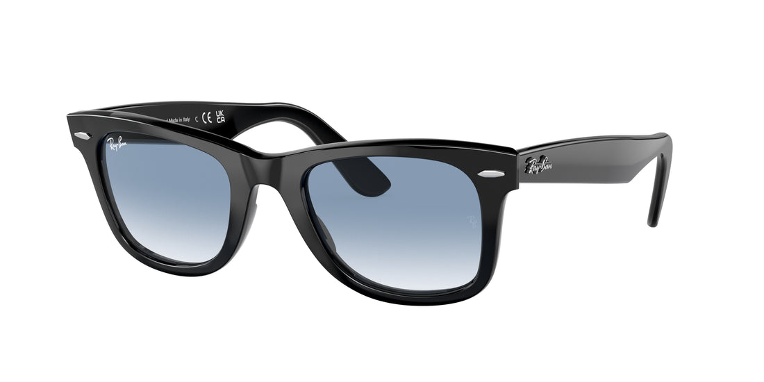 Sunglasses ray-ban rb2140f wayfarer 901/3f negro square unisex size 52mm - Main view