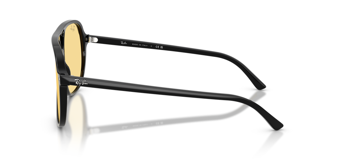 Occhiali da sole ray-ban rb2198 bill 901/r6 negro square unisex taglia 60mm - Vista dettagliata