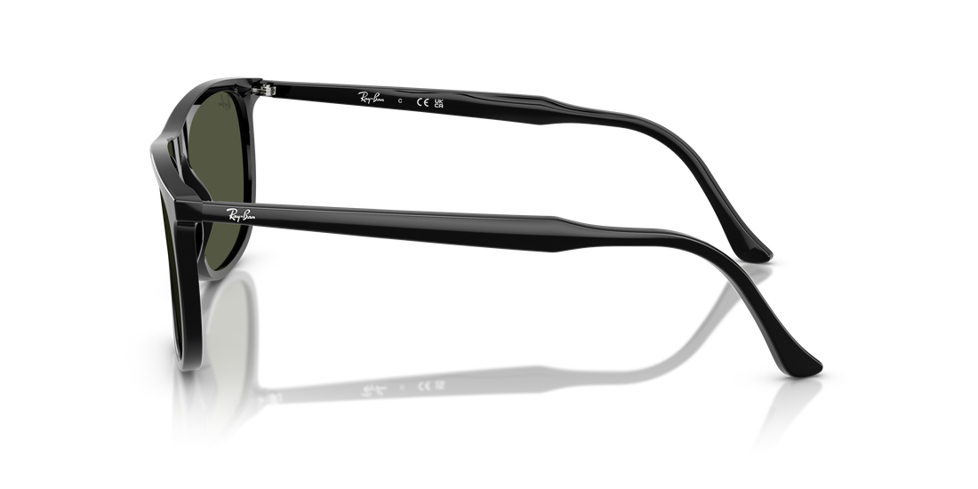 Lunettes de soleil ray-ban rb2216 901/31 negro rectangular unisex taille 61mm - Vue détaillée