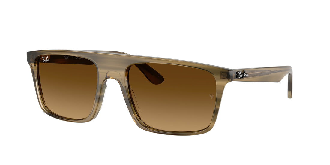 Lunettes de soleil ray-ban rb2222 143985 verde square unisex taille 55mm - Vue principale
