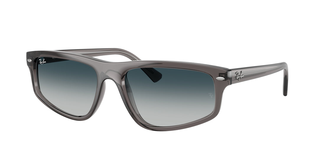 Occhiali da sole ray-ban rb2225 667532 gris irregular unisex taglia 57mm - Vista principale