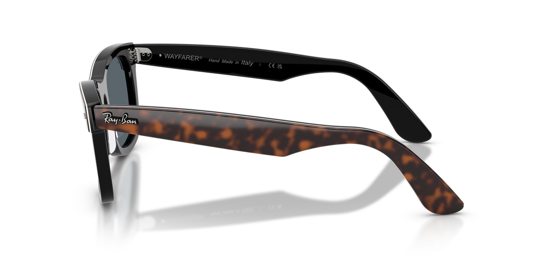 Occhiali da sole ray-ban rb2240 wayfarer 1441r5 marron square unisex taglia 50mm - Vista dettagliata